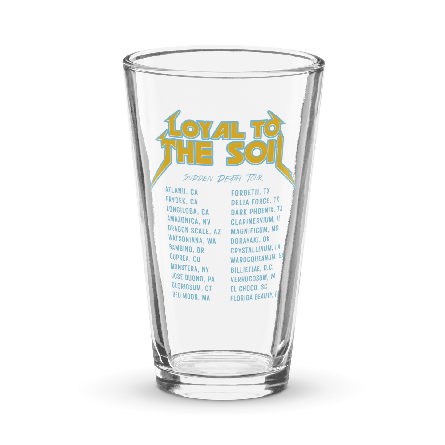 Shaker Pint Sudden Death Tour